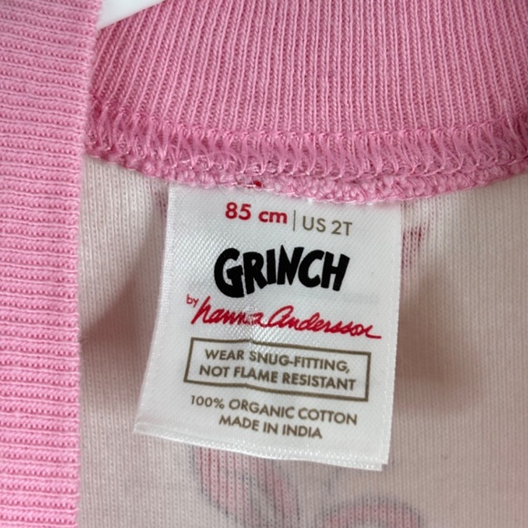 Hanna Andersson Dr. Suess Grinch Christmas Sleeper 2T Cindy Lou Candy Cane READ - Picture 6 of 11